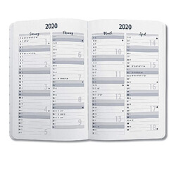 Acheter SIGEL J0101 Agenda semainier Jolie 2020, couverture rigide, 13, 5 x 20, 3 cm, bleu foncé