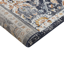 Avis Beliani Tapis beige et bleu 80 x 150 cm MALISHKA