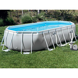 Acheter Intex Piscine tubulaire ovale prism frame 6m10 x 3m05 x1m22