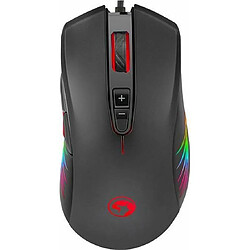 MARVO Souris de Jeu M519 avec éclairage RVB 12000 DPI capteur Optique avec 7 Modes d'éclairage jusqu'à 1000 Hz ? Noir