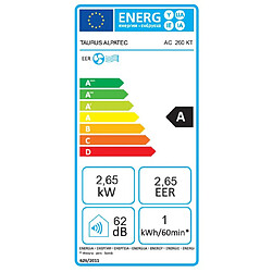 Climatiseur mobile monobloc 2650w 26m2 avec kit - ac260kt - TAURUS ALPATEC