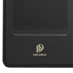 Dux Ducis Étui pour Xiaomi 14 Clapet Porte-carte Support Vidéo Noir