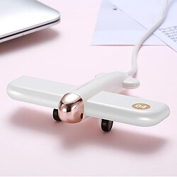 Wewoo HUB USB 5V 0.5A 4 interfaces USB Concentrateur de données Extension Air Force One (Blanc)