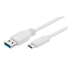 Disney Microconnect USB3.1CA02W 0.2m USB A USB A Mâle Mâle Blanc câble USB - câbles USB (0,2 m, USB A, USB A, 3.0 (3.1 Gen 1), Mâle/Mâle, Blanc)