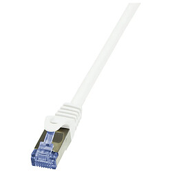 LogiLink Câble patch, Cat. 6A, S/FTP, 50,0 m, blanc ()