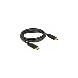 Câble USB-C DELOCK 83324 (2 m) Noir