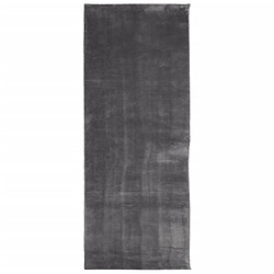 vidaXL Tapis HUARTE à poils courts doux et lavable anthracite 80x200cm