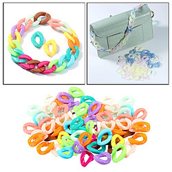 100 pièces C Clips Crochets C Chaîne Liens En Plastique Assorties Bonbons Pastel Couleur pour Enfants Enfants Filles Garçon DIY Bijoux faire Bracelet