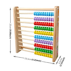 Wewoo Jouet en bois Jouets en enfants Math Abacus en apprentissage éducation préscolaire pas cher