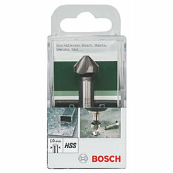 Bosch 2609255123 Fraise conique à lamer HSS à 3 taillants DIN 335 Diamètre 16,5 Queue 10 mm