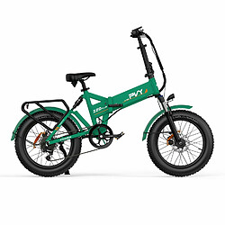 Vélo Électrique PVY Z20 Plus 1000 - Moteur 250W Batterie 48V16.5AH Freins à Disque Hydrauliques Autonomie 120KM - Vert