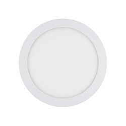 Ledkia Dalle LED 15W Ronde Extra-Plate Coupe Ø 170 mm Blanc froid 6000K