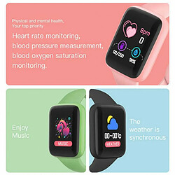 Acheter Pro Smart Watch Pour Hommes Femmes Bluetooth Moniteur De Fréquence Cardiaque Fitness Sports Smartwatch (Macaron) Noir