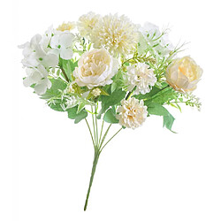 7head Faux Pivoine Fleur Artificielle Main Fleur Décor De Mariage Champagne Blanc