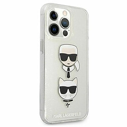 Acheter Karl Lagerfeld KLHCP13LKCTUGLS Coque de Protection pour iPhone 13 Pro / 13 6,1`` Argenté à Paillettes