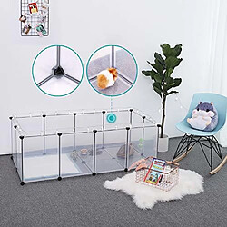 Avis Enclos Petits Animaux Fond Cage modulable Cochon d’Inde Hamster Lapin Rongeur LPC02W SONGMICS®