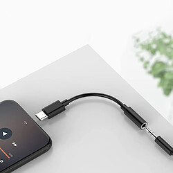 GUPBOO Adaptateur Audio USB-C vers Mini Jack 3.5 AUX Noir V2,JL2568