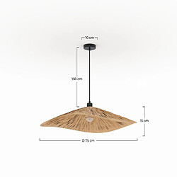 Rendez Vous Deco Suspension Stellaire naturelle 75 cm