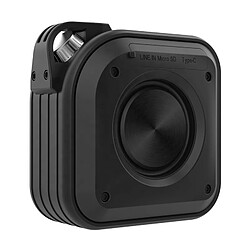 Universal Haut-parleur stéréo subwoofer portable pour sport en plein air haut-parleur sans fil IPX7 étanche Bluetooth douche vélo lecteur MP3 | Subwoofer (noir)