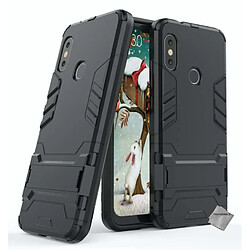 Htdmobiles Coque rigide anti choc pour Xiaomi Mi A2 Lite + film ecran - NOIR