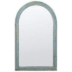 Beliani Miroir MELAY Bois Bleu