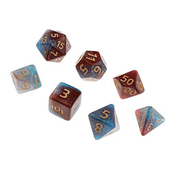 7 / Set De Dés Polyédriques En Plastique Pour Du0026D Dungeons And Dragons Game Toy Style 1