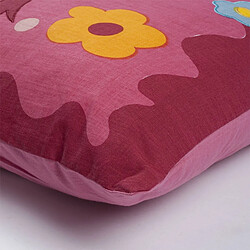 Thedecofactory SYBILLE - Coussin 100% coton petite princesse rose 40x40