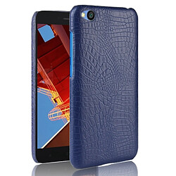 Wewoo Xiaomi Redmi Go - Coque crocodile bleue