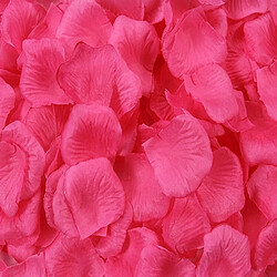 Wewoo Fleurs Artificielles 1000 PCS Mariage Artificielle De Pétales De Rose Décorations De Magenta