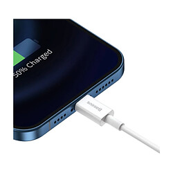 Acheter Baseus Câble de Charge et Transfert USB-Lightning Rapide 2,4A 1,5m Rapide Blanc