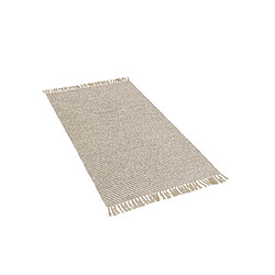 Acheter Beliani Tapis beige à motif rayé 80 x 150 cm ALADAG