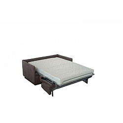 Avis Inside 75 Canapé convertible EXPRESS JUMBO marron couchage 160* 197*20cm mémoire de forme lattes