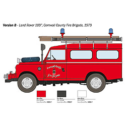 Avis Italeri Maquette véhicule pompiers : Land Rover Pompiers