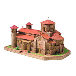 Keranova 30101 29 x 19 x 17.5 cm bâtiments historiques San Martin de Fromista Église Modèle 3D Puzzle (2252-piece)