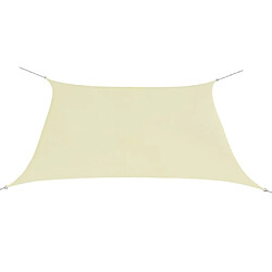 Maison Chic Parasol Jardin | Parasol en tissu oxford carré 3,6 x 3,6 m crème - GKD49355