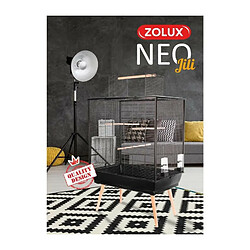 Avis ZOLUX Cage sur pieds pour oiseaux domestiques Neo Jili Noir.