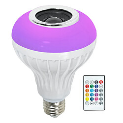 Acheter 2x Ampoule Bluetooth Sans Fil à Changement De Couleur LED Lampes De Haut-parleur De Musique Intelligente