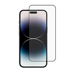 Verre Trempé À Couverture Complète De Qualité Supérieure Phonecare Compatible avec Apple iPhone 16 - Transparent/Noir