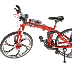 Acheter Échelle 1:10 Alliage Diecast Modèle De Vélo Artisanat Vélo Jouet Rouge Pliable