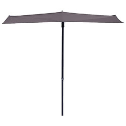 Madison Parasol de balcon Sun Wave 270 x 150 cm Taupe PAC3P015