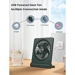 Avis Ventilateur De Bureau, Petit Mais Puissant, Ventilateur Portable À Piles, Mini Ventilateur Ultra Silencieux Pliant Inclinable De 220¡ã, Vent Fort, 3 Vitesses Réglables