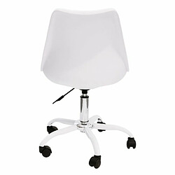 Avis Paris Prix Lot de 2 Chaises à Roulettes Kiruna 92cm Blanc