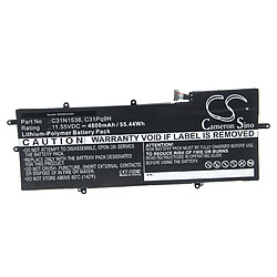 vhbw Batterie remplacement pour Asus 0B200-02080000, C31N1538, C31Pq9H pour ordinateur portable Notebook (4800mAh, 11.55V, Li-polymère)