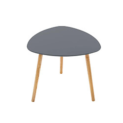 Atmosphera, Createur D'Interieur 3 Tables d'appoint design Mileo - Gris