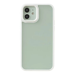 Coque en TPU + acrylique blanc pour votre Apple iPhone 12/12 Pro 6.1 pouces