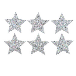 6Pcs Star Design Iron Sur Patch Pour Vêtements T-Shirt DIY Applique AB Coloré