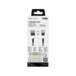 Avis Sbs Câble USB - Lightning Noir 1m