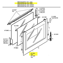 Bosch VITRE DE FACADE NOIRE