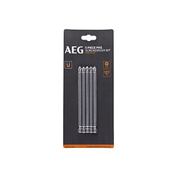 Embouts de vissage AEG - 127 mm - Acier - 5 pcs - PH2