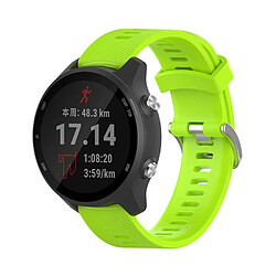 Bracelet de remplacement compatible pour Garmin Forerunner 245/245M Breathing Surface Citron vert